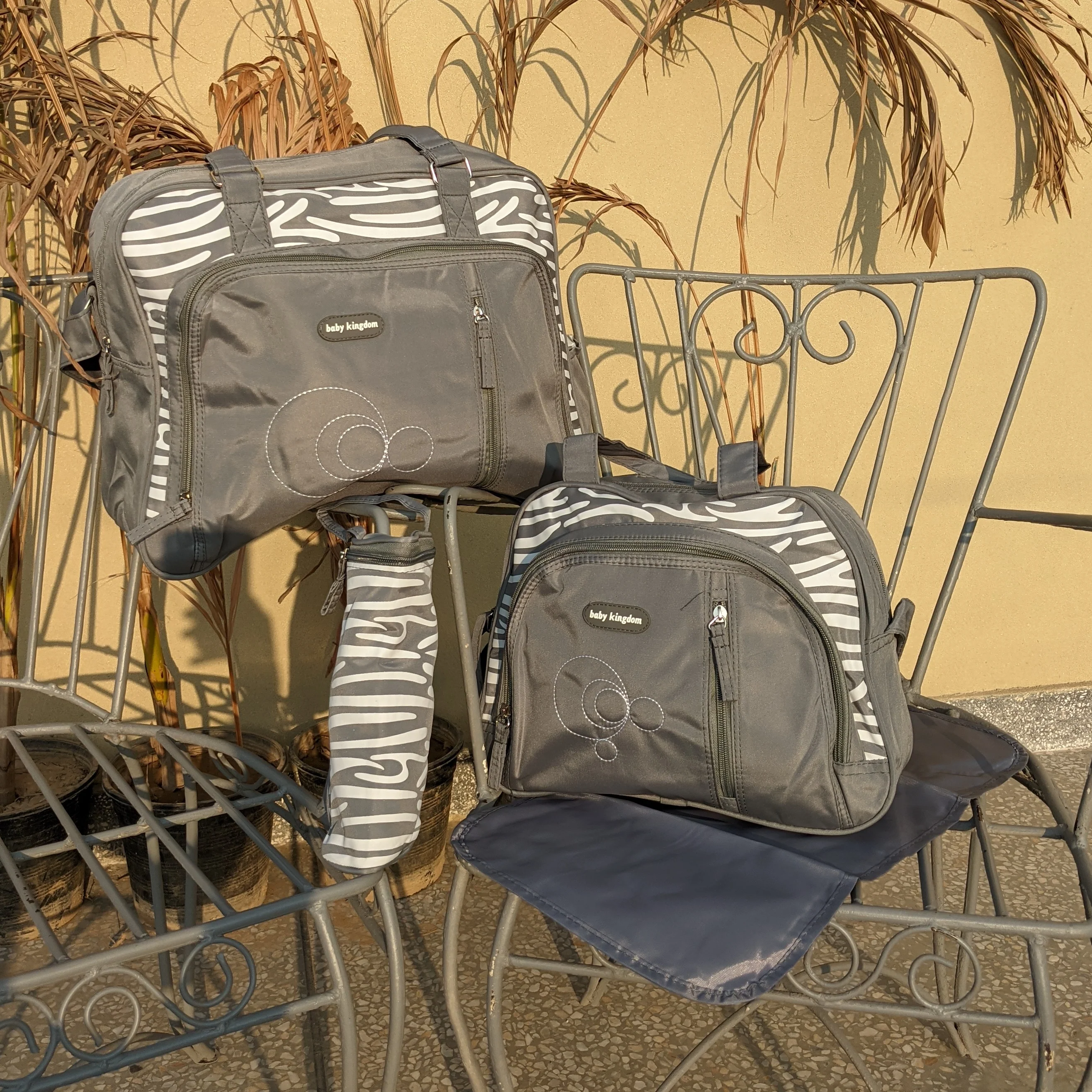 4 Pieces Bag Set - Circle Pattern - Image 5