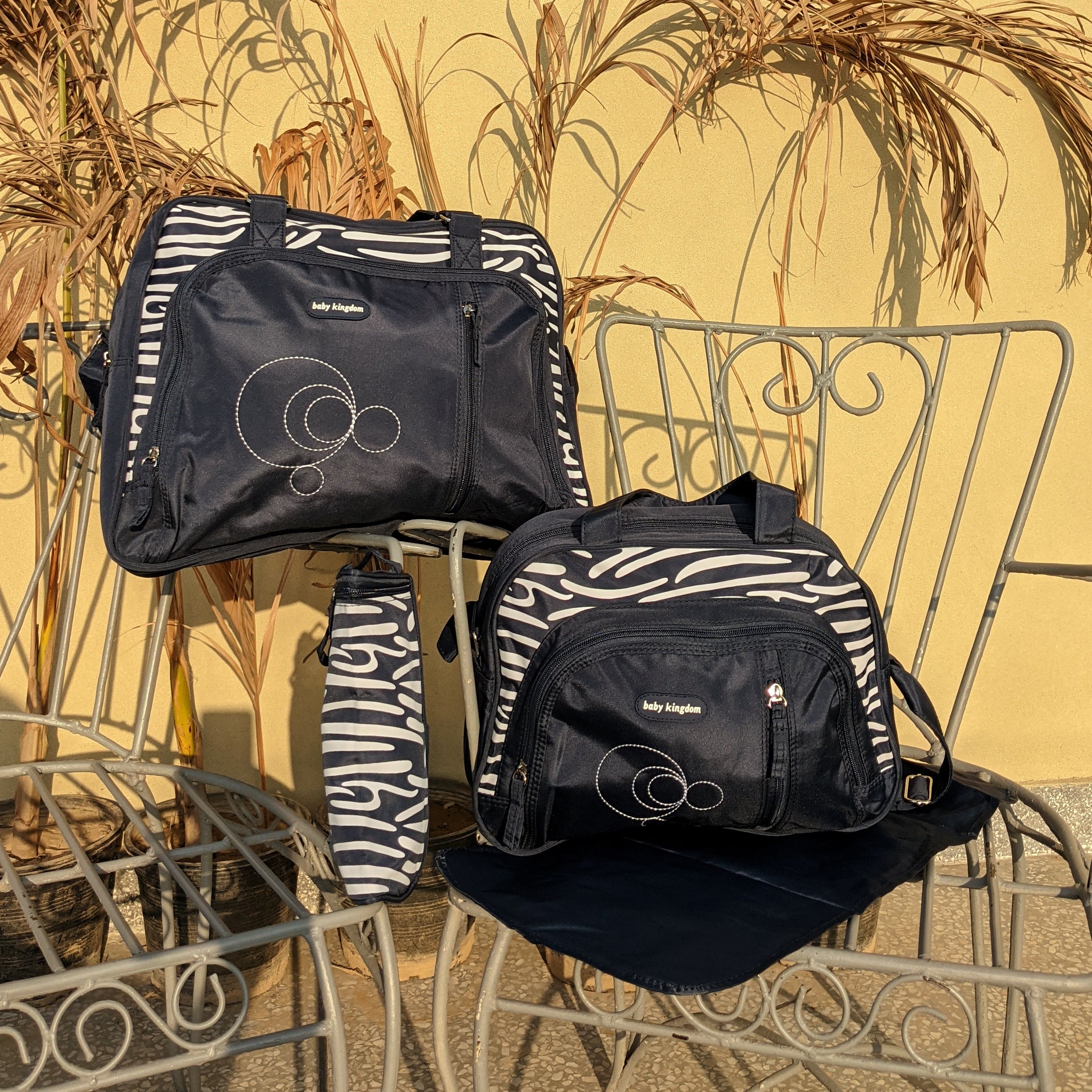 4 Pieces Bag Set - Circle Pattern - Image 6