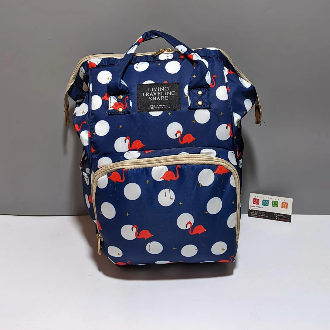 Baby Diaper Bag Pack - Great Egret - Image 11