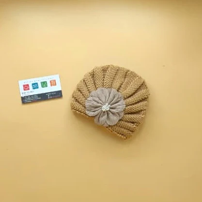 Baby Wool Cap - Floral - Winter - Image 13
