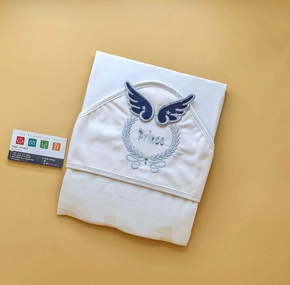 Hooded Wrapping Sheet/Blanket - Winter - Wings (Prince/Princess) - Image 4