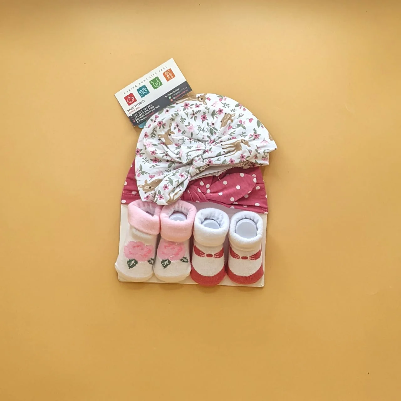 Pack of 2 Caps & 2 Booties - Image 9