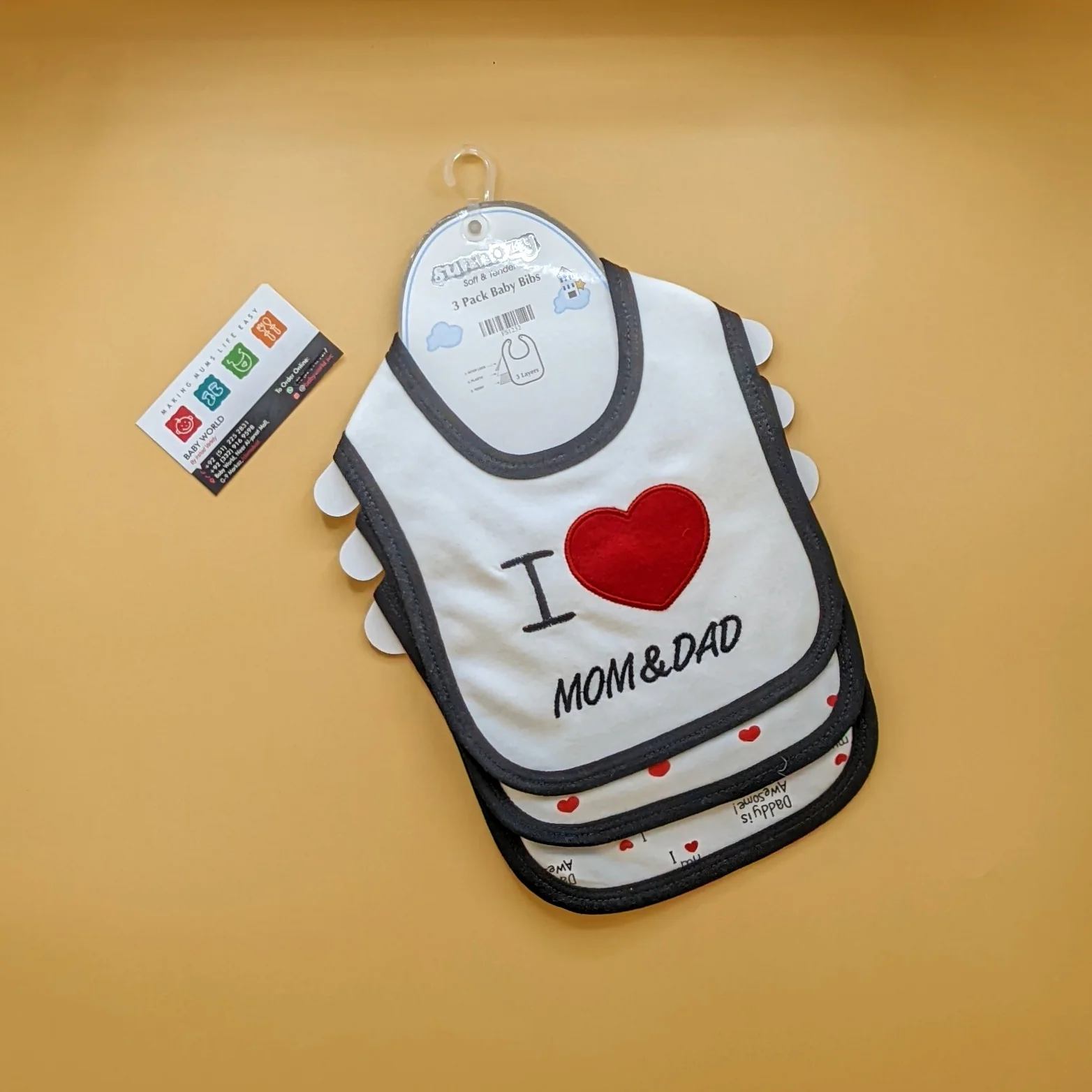 Pack of 3 Bibs - Image 8